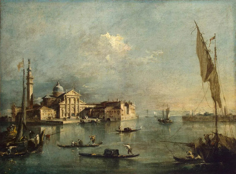 Widok na wyspę San Giorgio Maggiore - Francesco Guardi