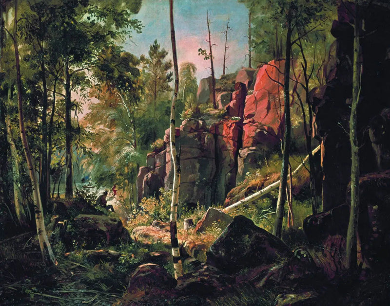 Widok na wyspę Walaam. Kukko - Iwan Chichkin
