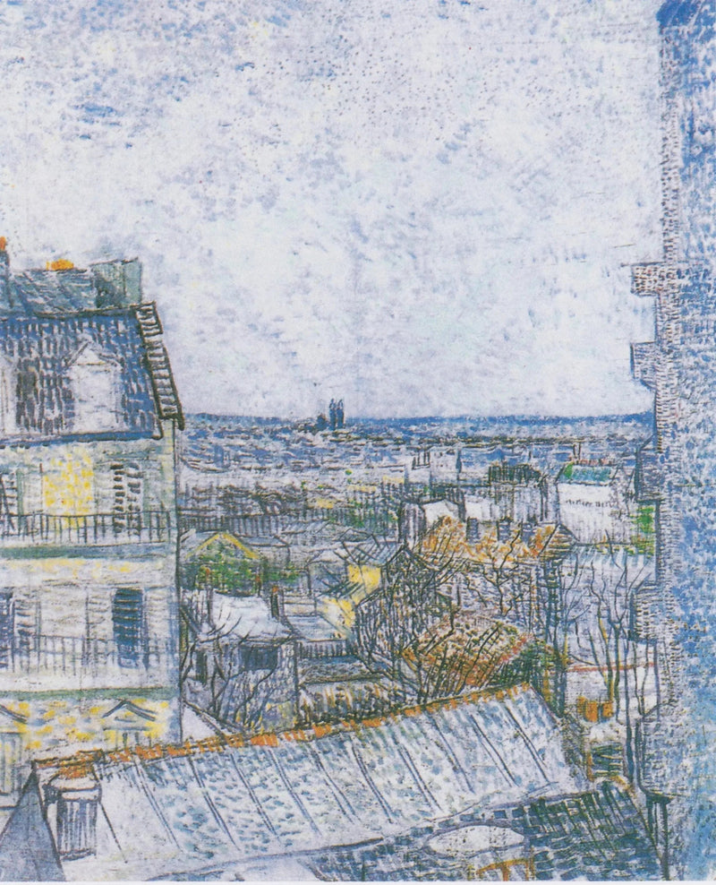 Widok na pokój artysty, ulica Lepic - Vincent van Gogh