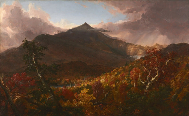 Widok na górę Schroon w hrabstwie Essex, Nowy Jork, po burzy - Thomas Cole