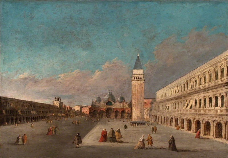 Widok na plac św. Marka, Wenecja - Francesco Guardi