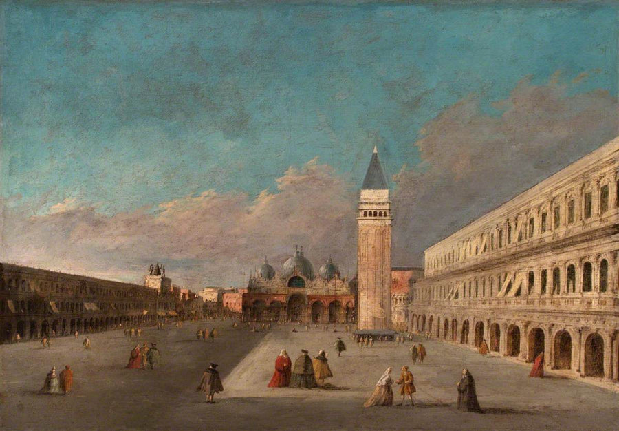 Widok na plac św. Marka, Wenecja - Francesco Guardi