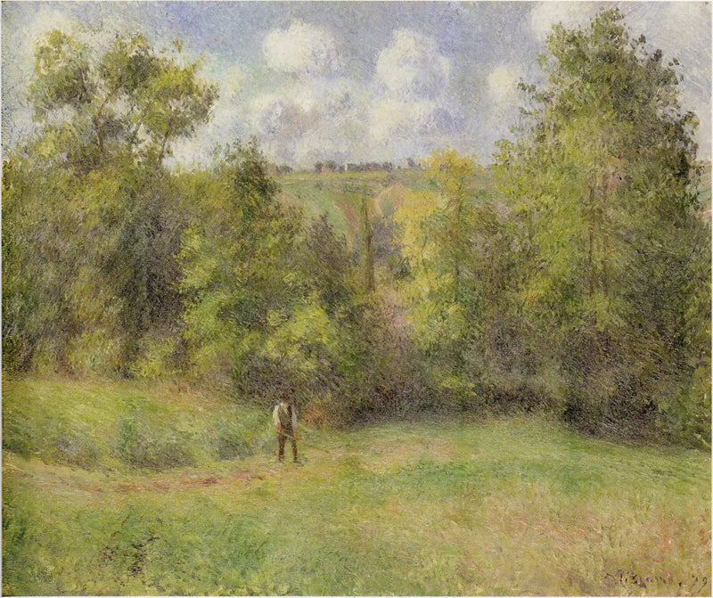 Widok drogi do Ennery - Camille Pissarro