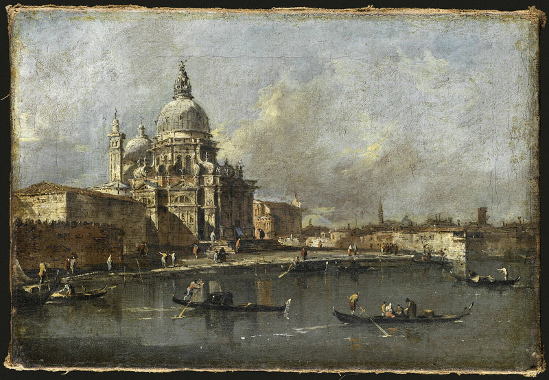 Widok na Salute - Francesco Guardi