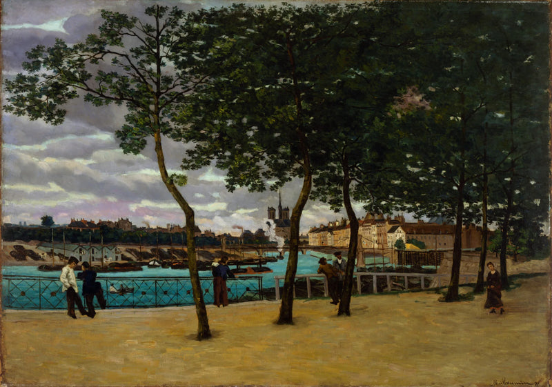 Widok na Sekwanę, Paryż - Armand Guillaumin