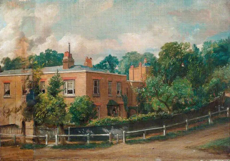 Widok z dolnego tarasu, Hampstead - John Constable