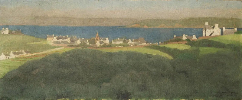 Widok na Locquirec - Félix Vallotton