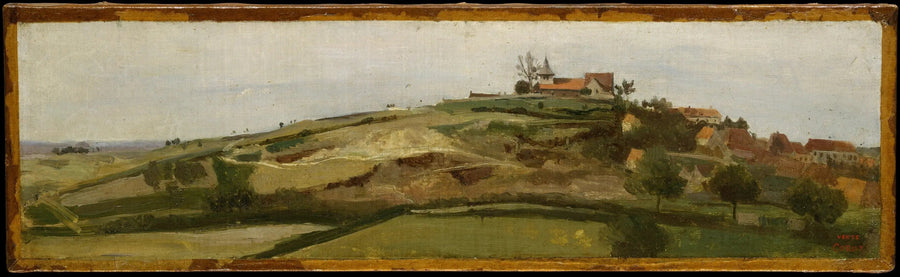 Widok na Lormes - Jean-Baptiste Camille Corot