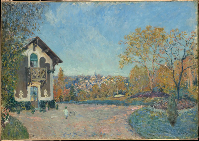 Widok Marly-le-Roi z Cœur-Volant - Alfred Sisley