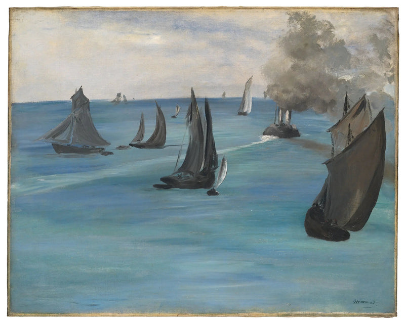 Widok morza, spokojna pogoda - Édouard Manet