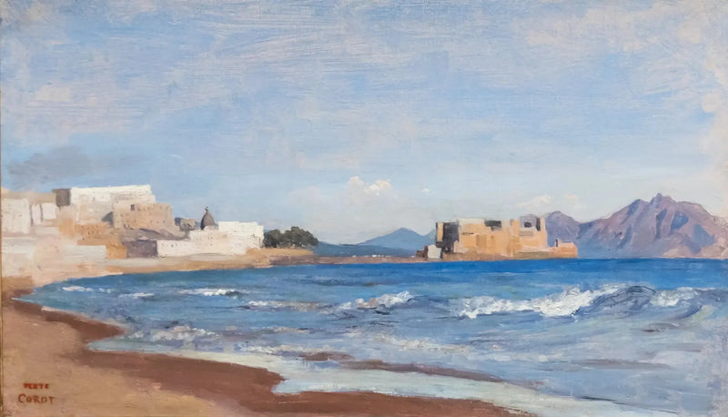 Widok na Neapol - Jean-Baptiste Camille Corot