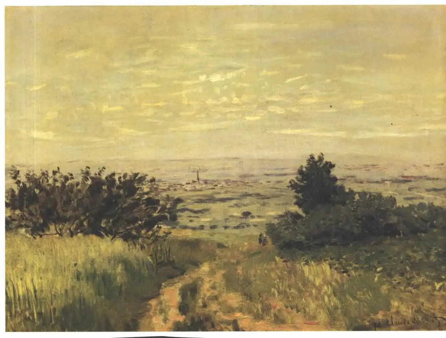 Widok na równinę w Argenteuil, wzgórza Sannois - Claude Monet