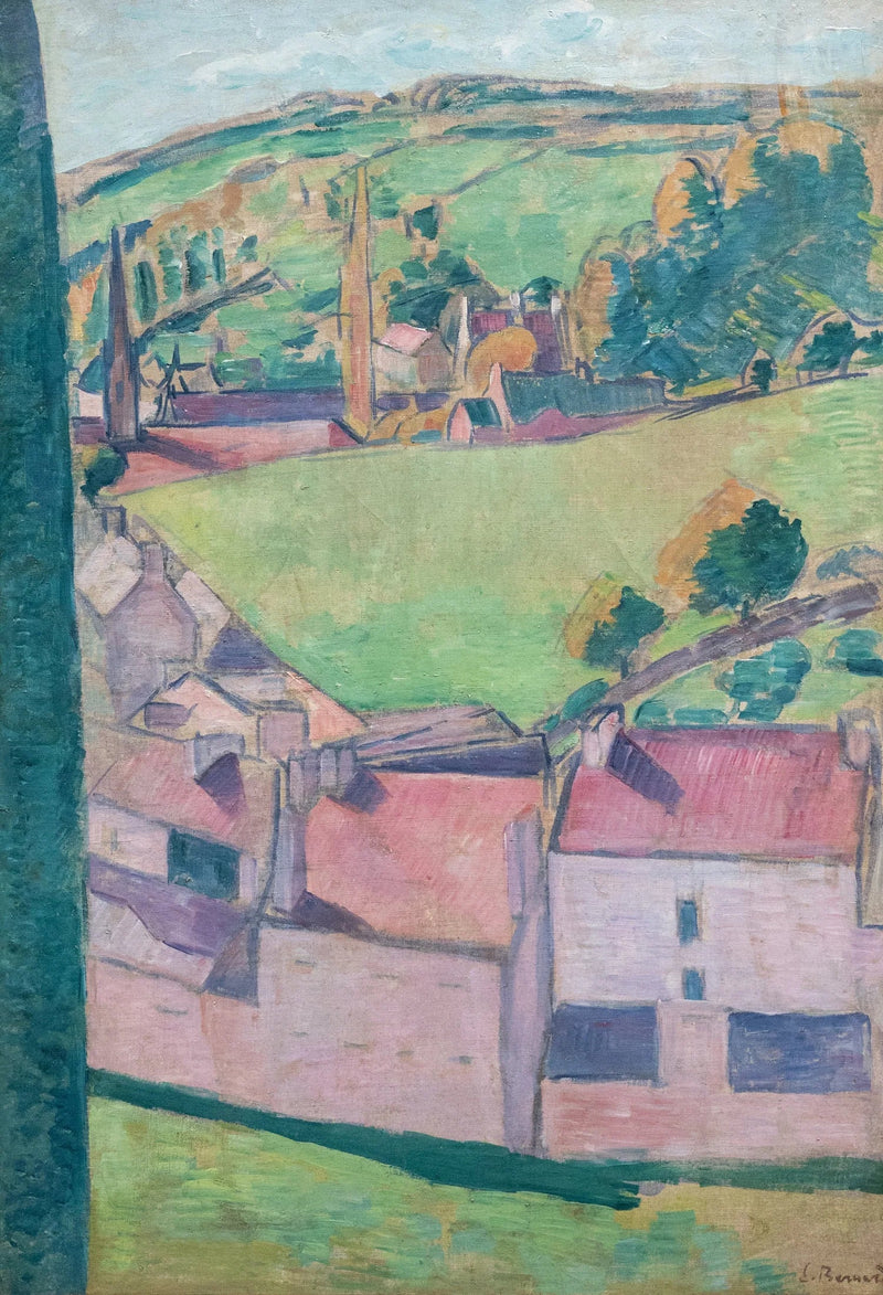Widok na Pont-Aven - Émile Bernard
