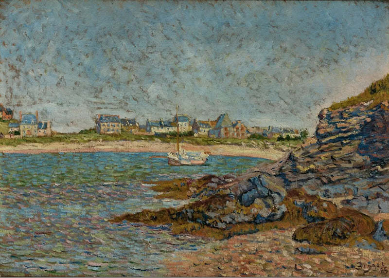 Widok portu, Saint Briac - Paul Signac