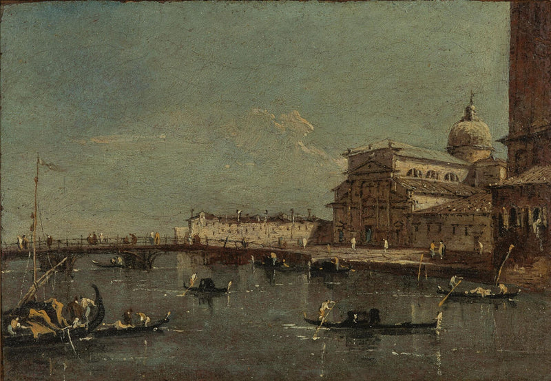 Widok na S. Pietro di Castello, Wenecja - Francesco Guardi