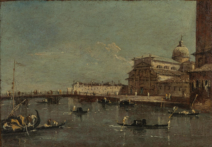 Widok na S. Pietro di Castello, Wenecja - Francesco Guardi