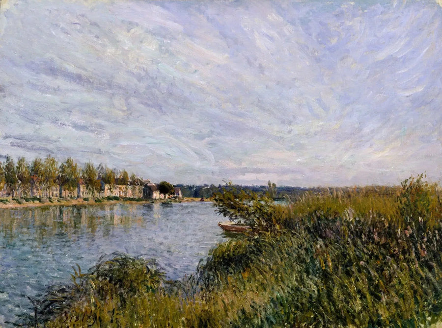 Widok na Saint-Mammès - Alfred Sisley