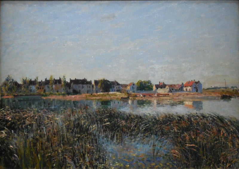 Widok na Saint-Mammès - Alfred Sisley