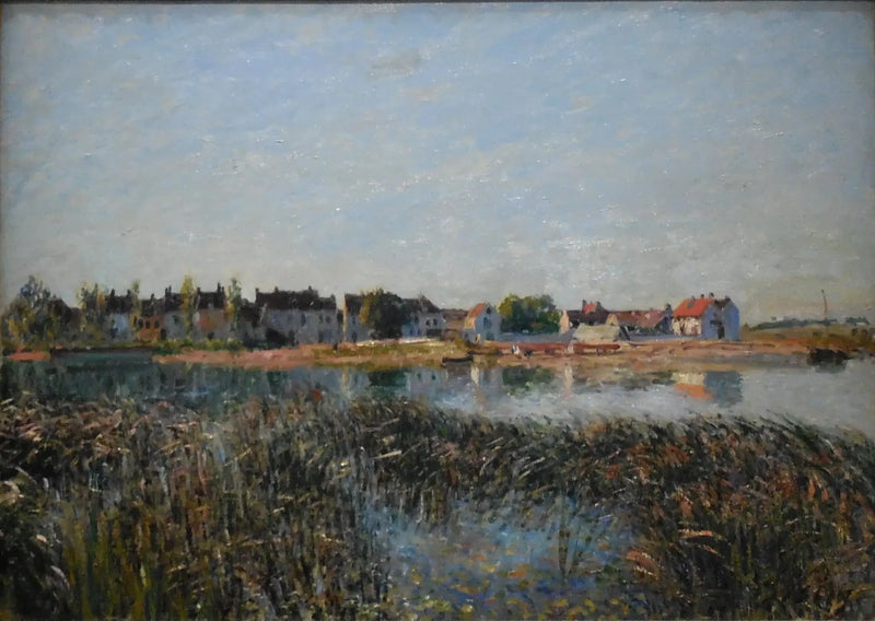 Widok na Saint-Mammès - Alfred Sisley