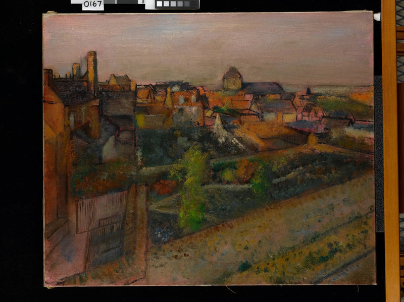 Widok na Saint-Valéry-sur-Somme - Edgar Degas