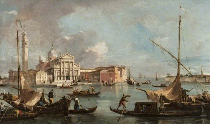 Widok na San Giorgio Maggiore, Wenecja - Francesco Guardi