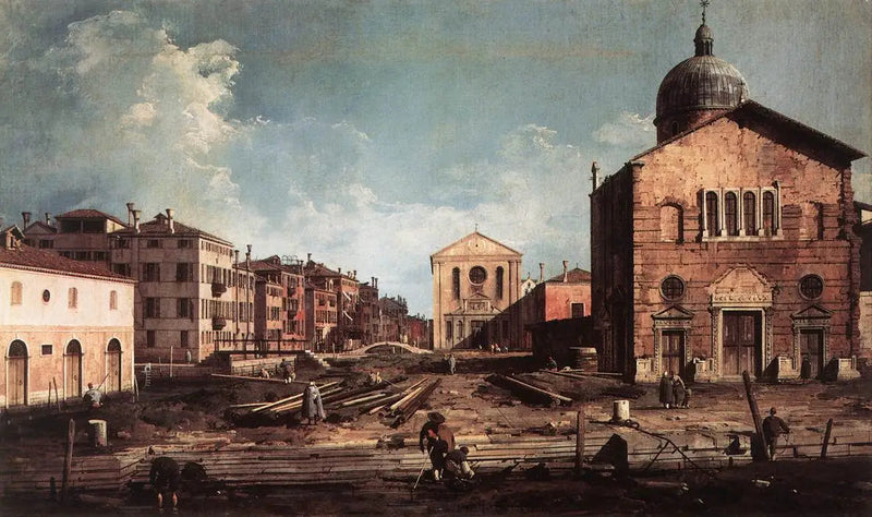 Widok na San Giuseppe di Castello - Canaletto