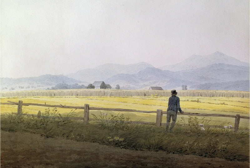 Widok na Schmiedebergerkamm - Caspar David Friedrich