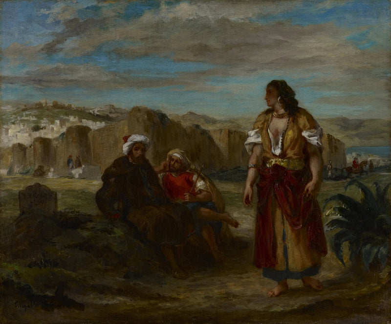 Widok Tangeru - Eugène Delacroix