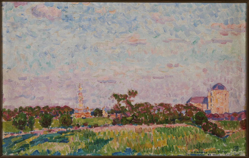 widok na Veere - Théodore van Rysselberghe