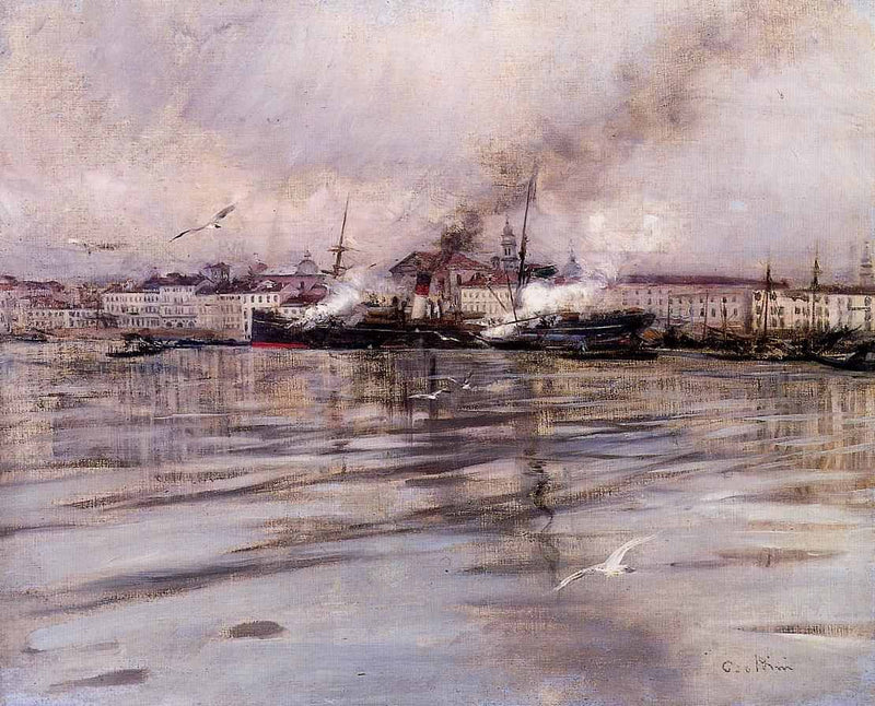 Widok na Wenecję - Giovanni Boldini
