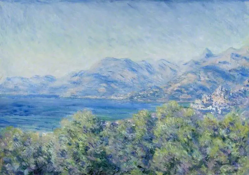 Widok Ventimiglia - Claude Monet