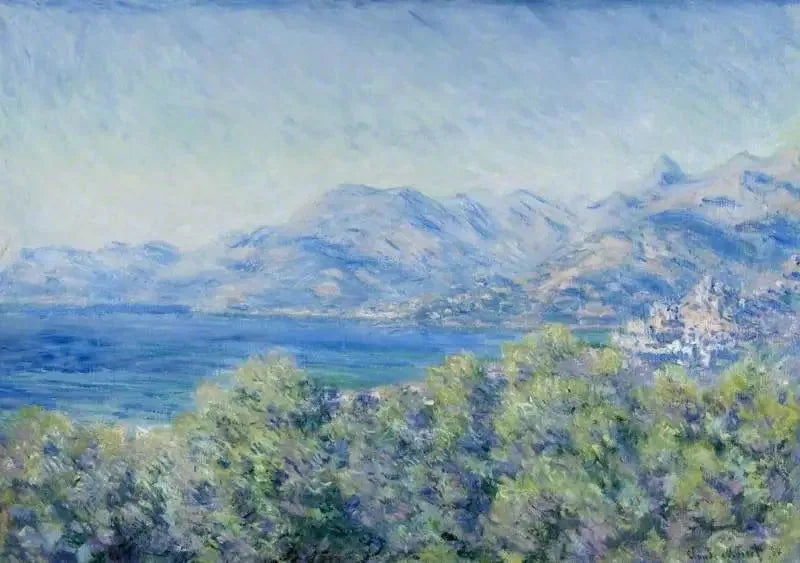 Widok Ventimiglia - Claude Monet