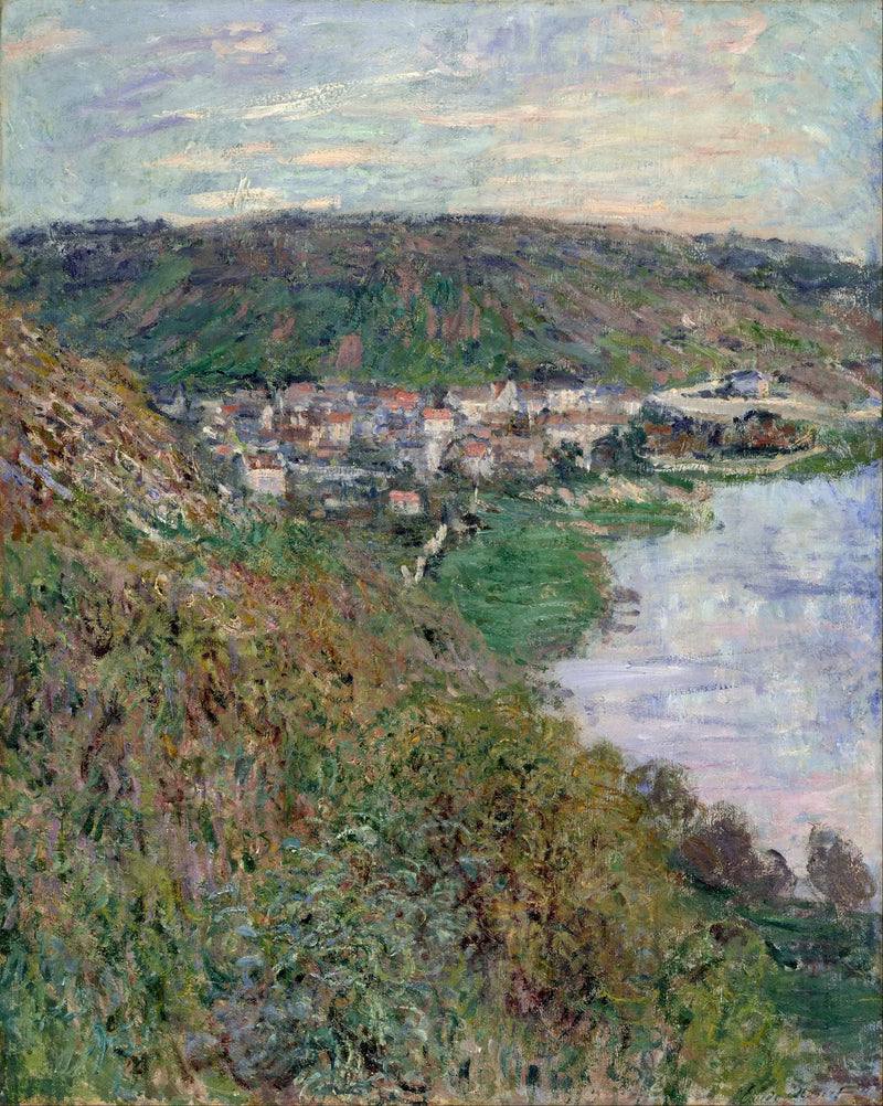 Widok Vétheuil - Claude Monet