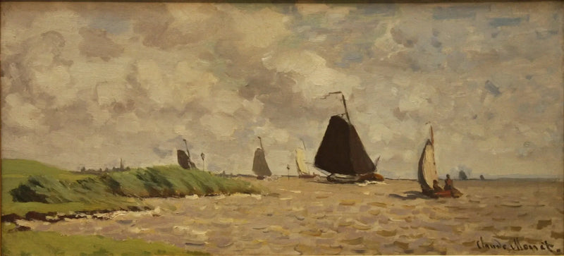 Widok na Voorzan - Claude Monet