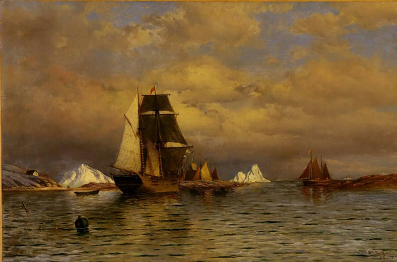 Widok z Battle Harbour - William Bradford