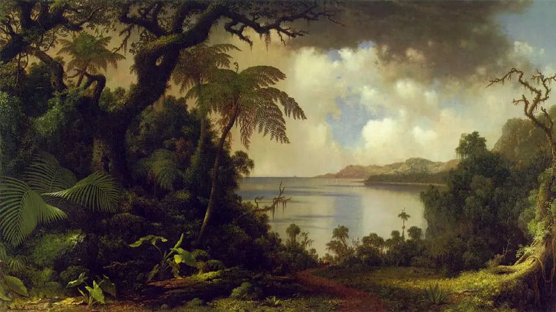 Widok z Fern Tree Walk, Jamajka - Martin Johnson Heade