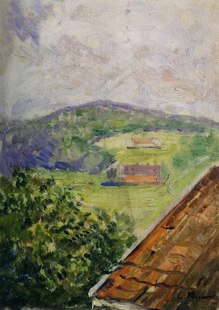Widok z Hauketo - Edvard Munch