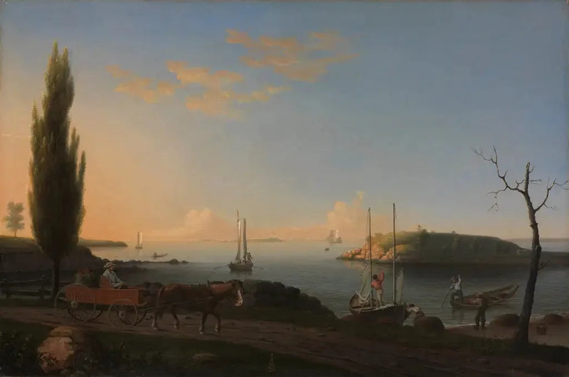 Widok z zatoki Kettle Cove, Manchester-by-the-Sea - Fitz Henry Lane