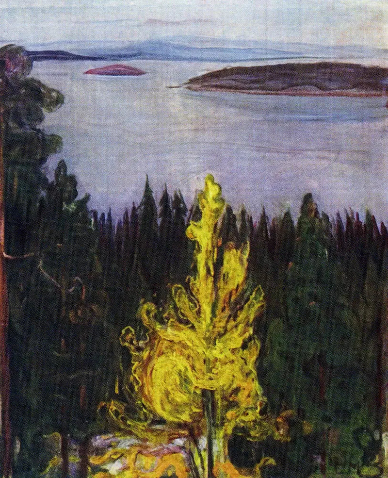 Widok z Nordstrand - Edvard Munch