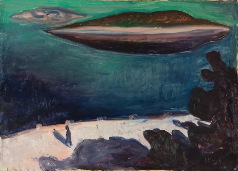 Widok z Nordstrand - Edvard Munch