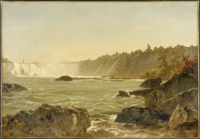 Widok na wodospady Niagara - John Frederick Kensett