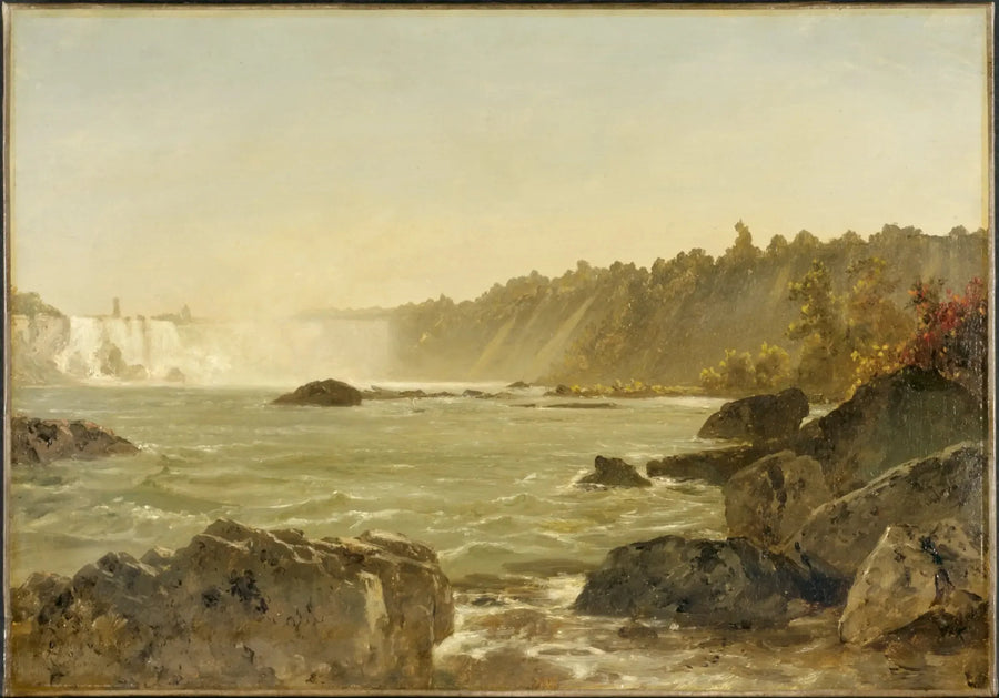 Widok na wodospady Niagara - John Frederick Kensett