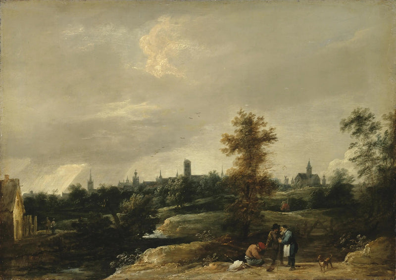 Widok okolic Brukseli - David Teniers Młodszy