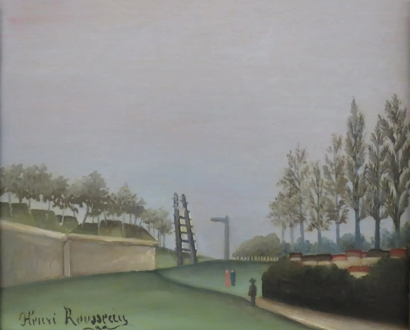 Widok na fortyfikacje po lewej stronie od bramy Vanves - Henri Rousseau