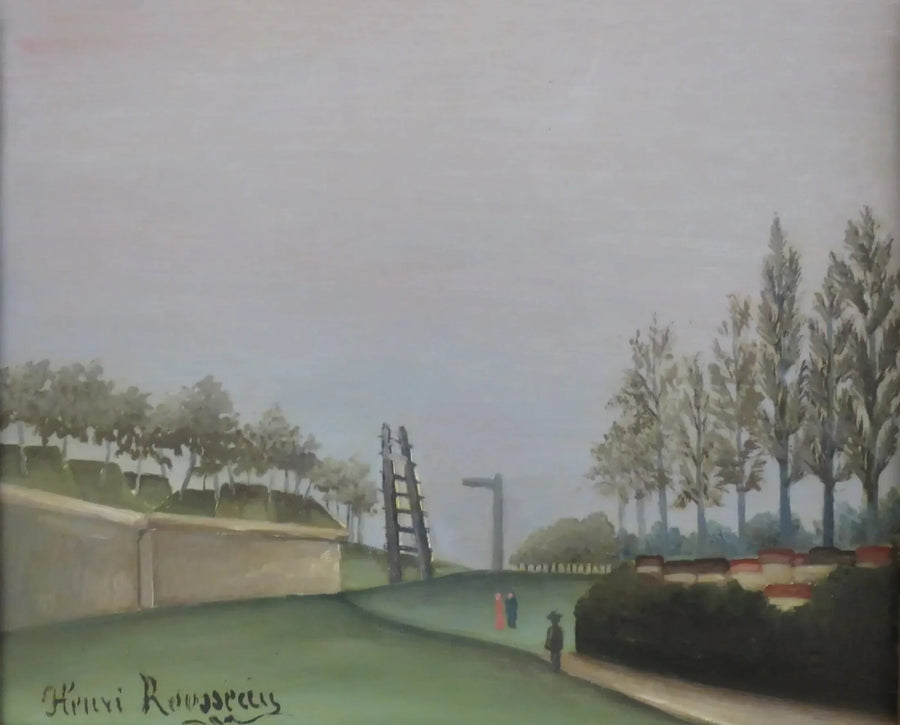 Widok na fortyfikacje po lewej stronie od bramy Vanves - Henri Rousseau