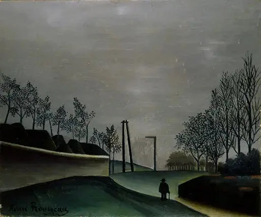 Widok fortyfikacji - Henri Rousseau