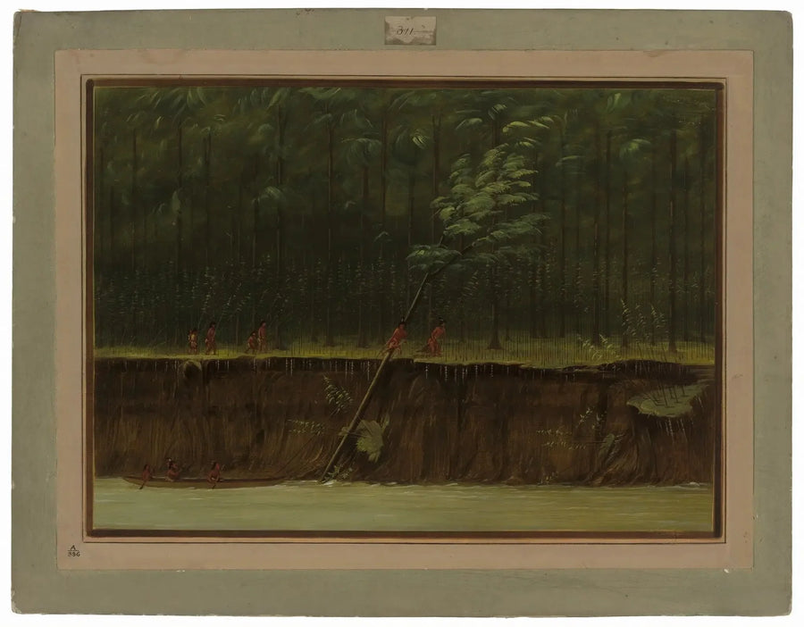 Widok na Dolny Mississippi - George Catlin