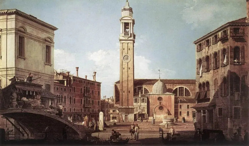 Widok obozu Świętych Apostołów - Canaletto