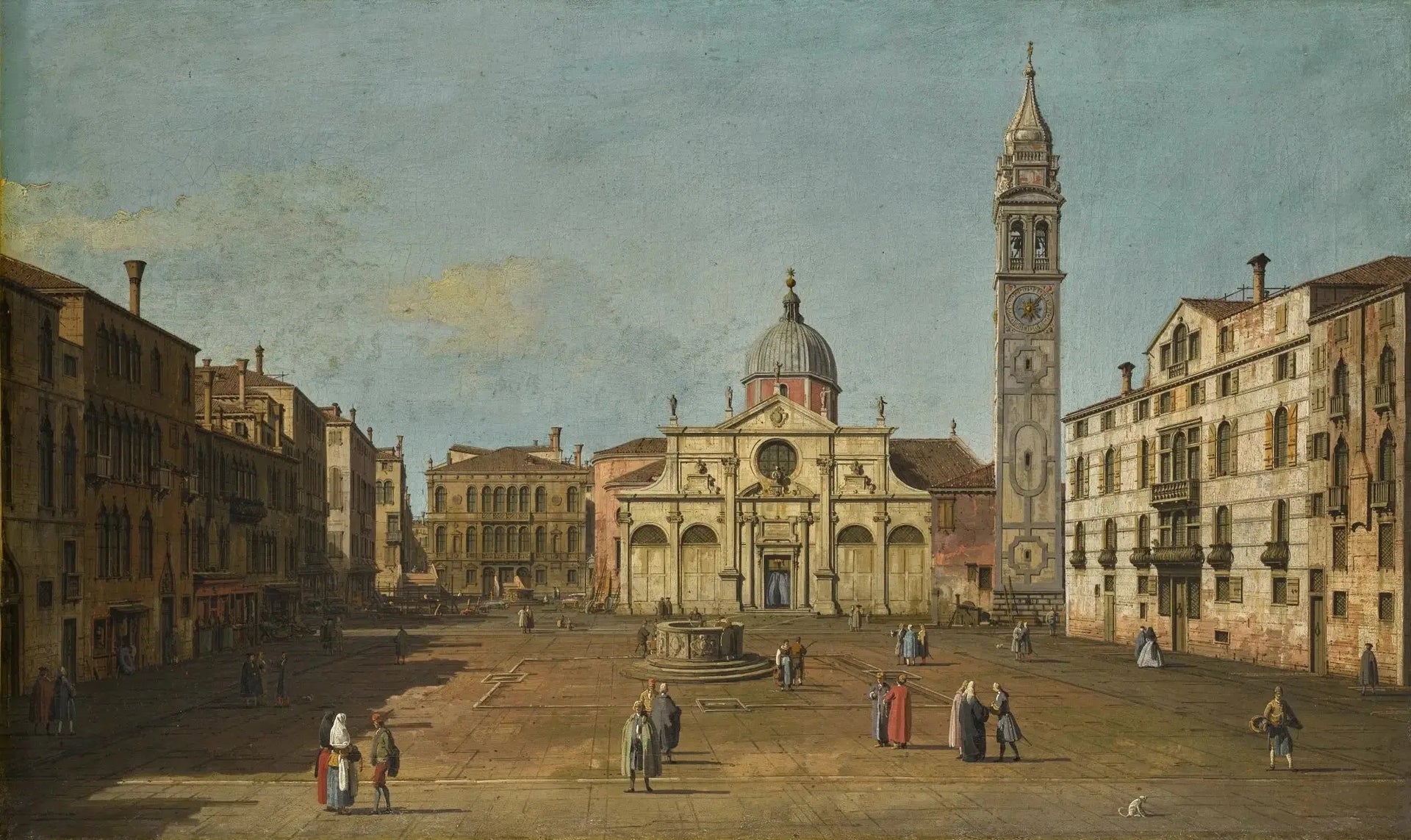 Vue du Campo Santa Maria Formosa - Canaletto image 1 copie de tableau peinte à la main
