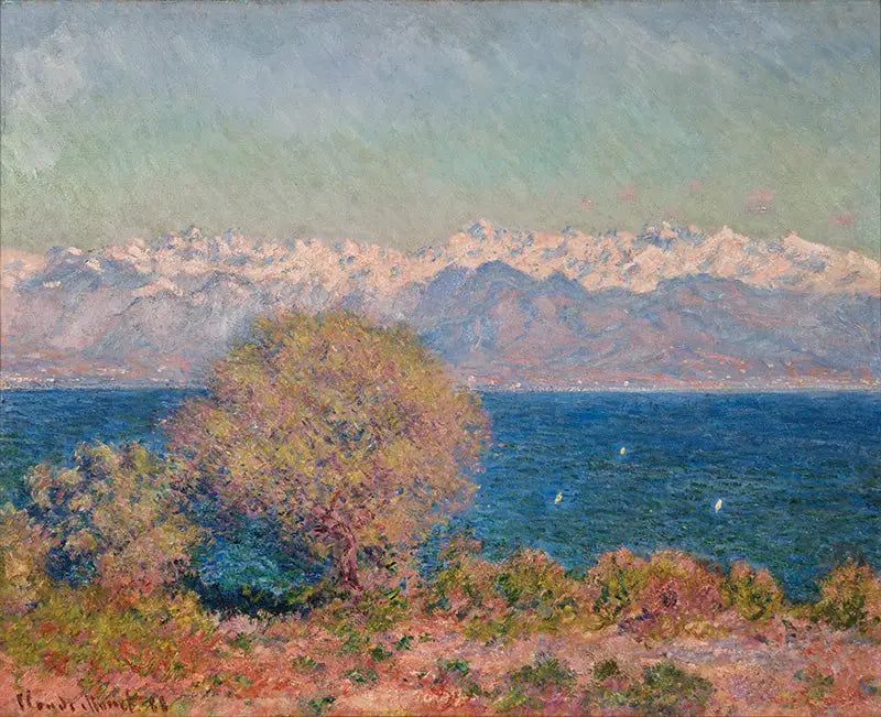 Widok na przylądek Antibes - Claude Monet